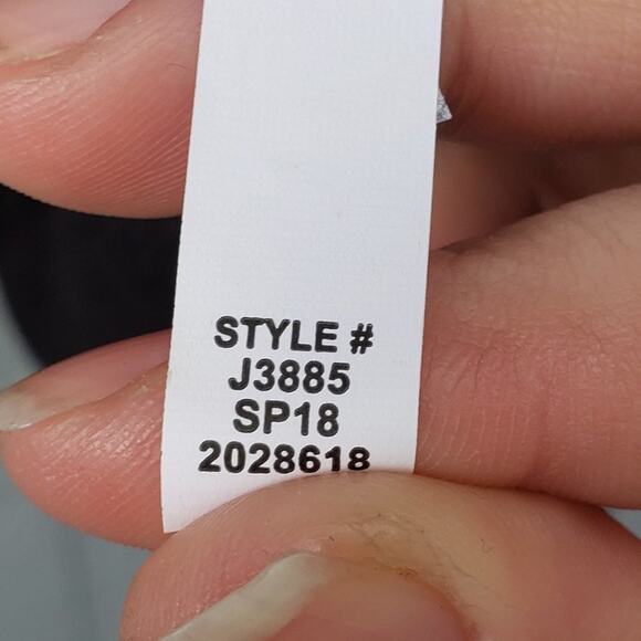 J Crew Off White Black Floral Peplum Tank Top XS - Picture 7 of 9